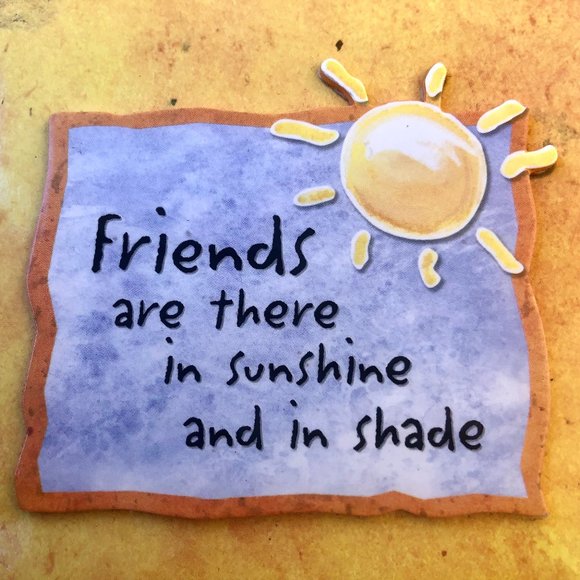 Gibson Hardcover Spiral Notebook Journal FRIENDS IN SUNSHINE & SHADE Lin… - Picture 11 of 11